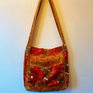 HANDMADE BOHO SHOULDER BAG - SOFT RUG MATERIAL
